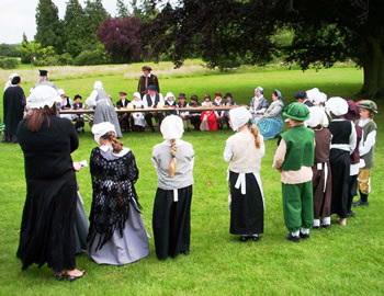 Reenactment at Ingatestone Hall Reenactment at Ingatestone Hall